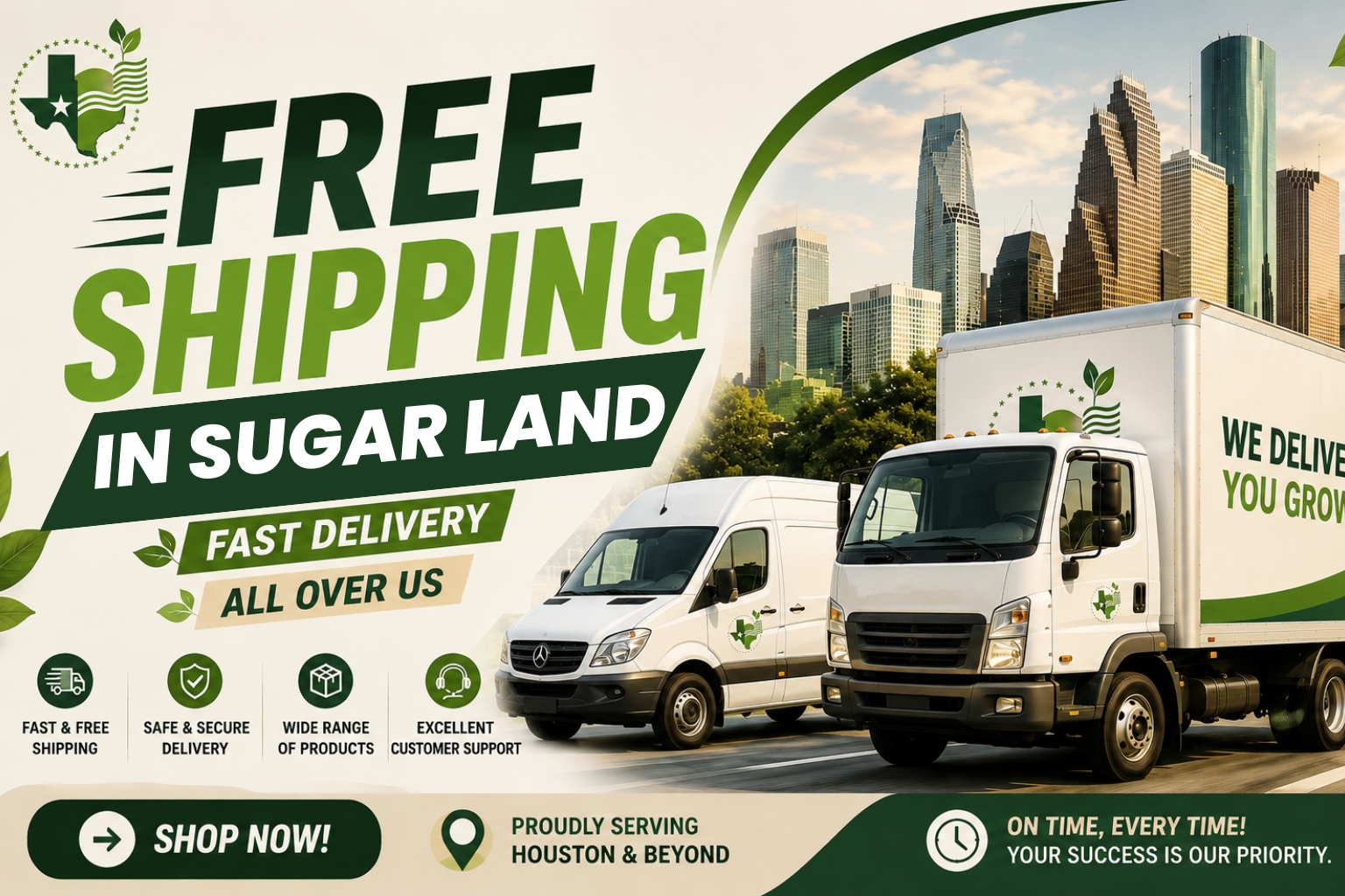 Free Shipping In Sugar Land Fast Delivery